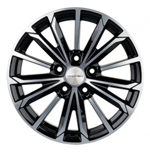 Диск литой 6.5x16 5x112 ET41 dia 57.1 KHOMEN KHW1611 (16_ZV Passat) BLACK-FP KHW102207