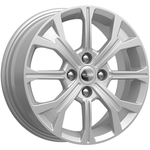 Диск литой 6.0x15 4x100 ET46 dia 54.1 RE:Style Replica Wheels КС945 (15_Rio FB_FL) сильвер 76679