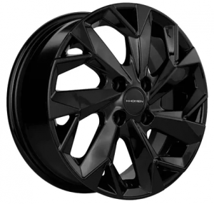 Диск литой 5.5x14 4x98 ET35 dia 58.5 Khomen KHW1402 (14_ZV Datsun on-DO/Granta) BLACK KHW104102