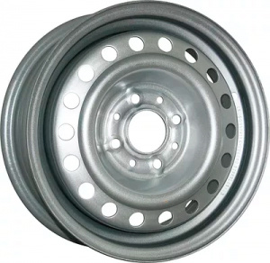 Диск штампованный 5.5х14 4x108 ET34 dia 65.1 Trebl 5990 Silver 