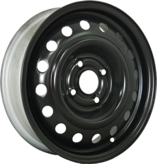 Диск штампованный 5.5х14 4x100 ET49 dia 56.6 Trebl (53A49A_P) Black 