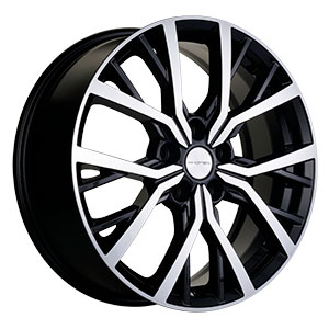 Диск литой 7.0x18 5x114.3 ET48.5 dia 67.1 KHOMEN KHW1806 (Sportage) BLACK-FP KHW103329