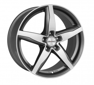 Диск литой 7.0х17 5x108 ЕТ43 dia 70.1 Dezent RF dark