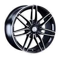 Диск литой 7.5x17 4x100 ET40 dia 60.1 LS LS1241 BKF