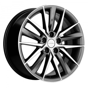 Диск литой 8.0x18 5x114.3 ET50 dia 60.1 KHOMEN KHW1807 (Camry) GRAY-FP KHW103405