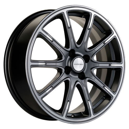 Диск литой 6.5x17 4x100 ET50 dia 60.1 KHOMEN KHW1707 (Lada Vesta) GRAY-FP KHW103203